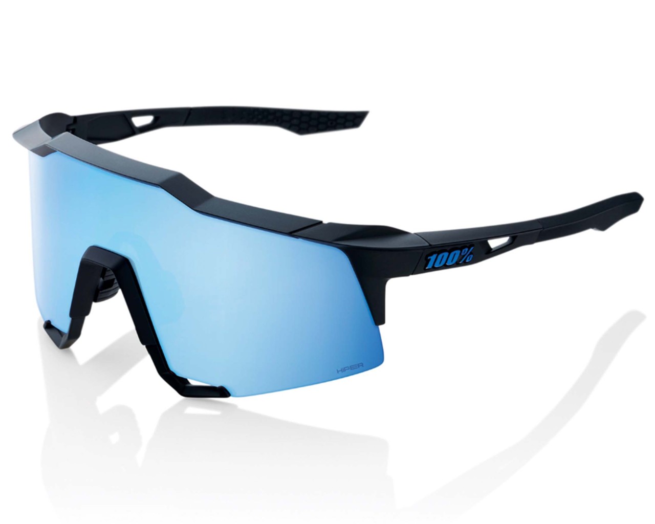 100% Speedcraft HiPER Mirror Sport Sonnenbrille | matte black