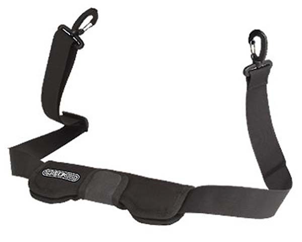 Ortlieb shoulder strap fitted with carbine
