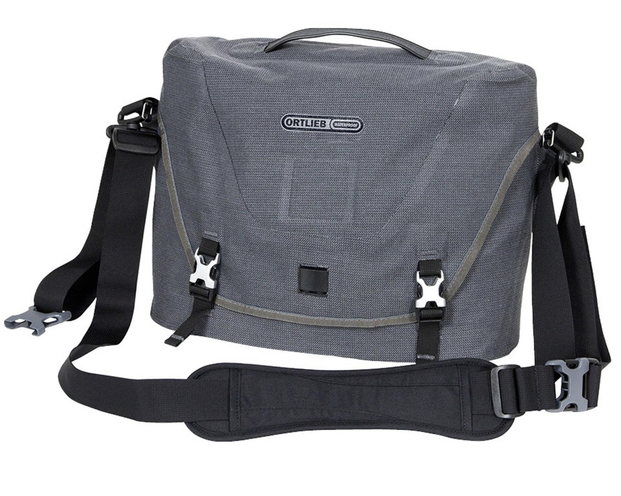 Ortlieb Courier-Bag waterproof shoulder bag | PVC-free - size M | pepper