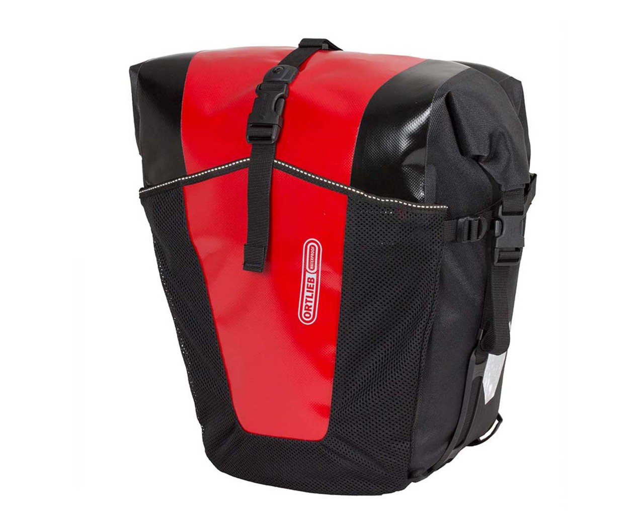 Ortlieb Back-Roller Pro Classic QL2.1 wasserdichte Fahrradtaschen (Paar) | rot-schwarz