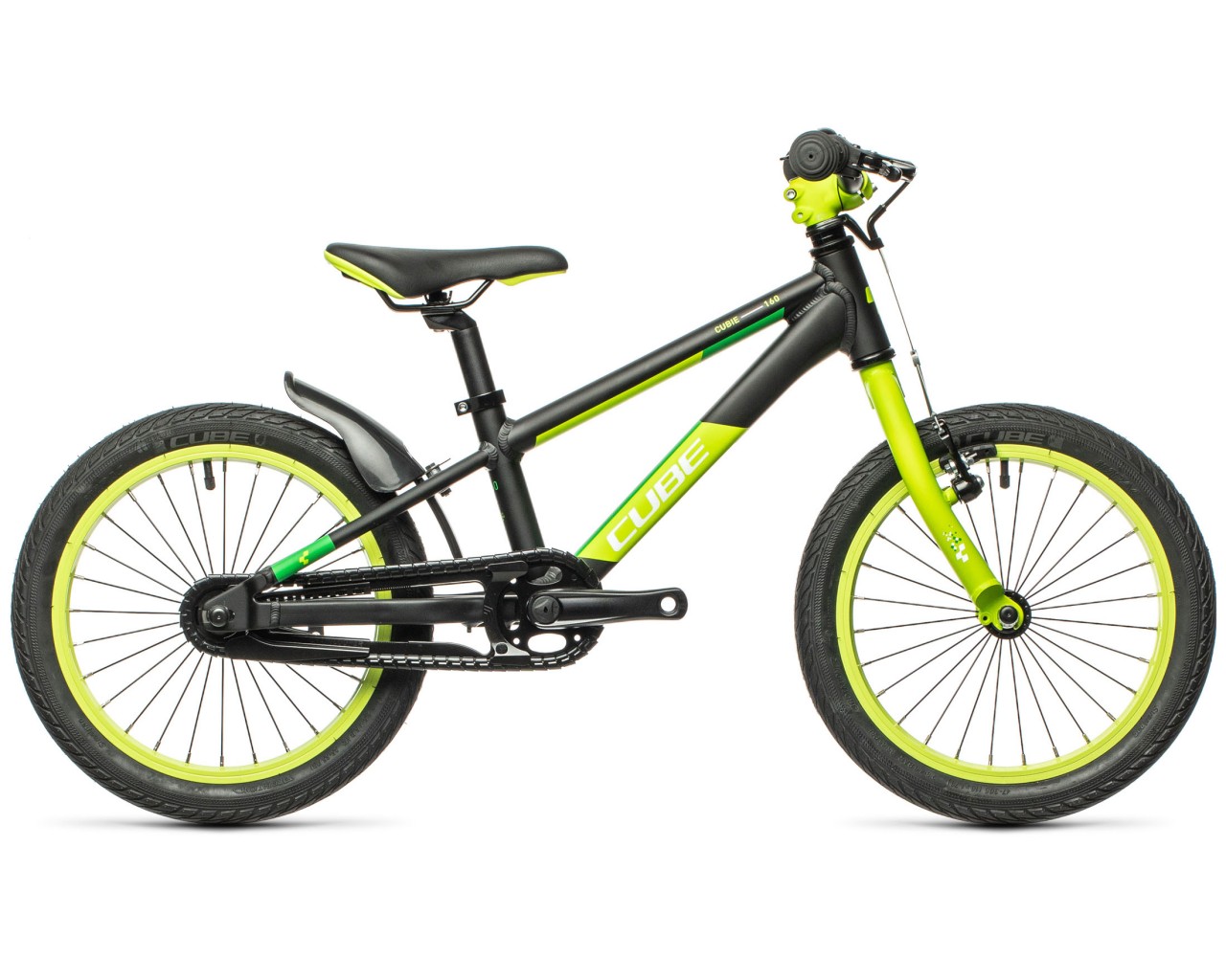 Cube Cubie 160 - Kids Bike 16 inch 2022 | black n green
