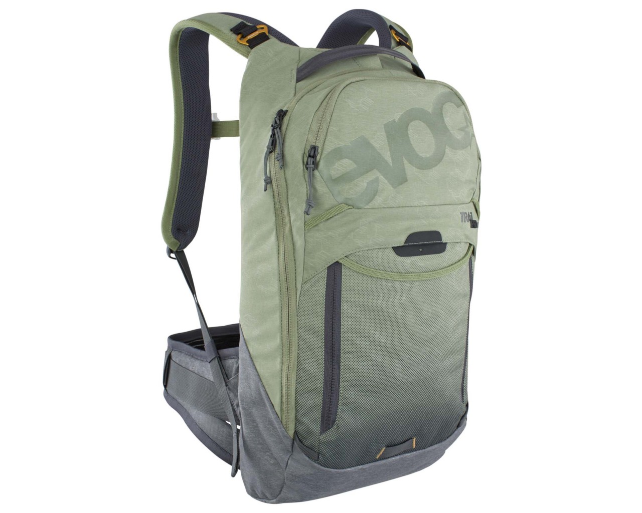 Evoc Trail Pro 10 litres Protector backpack | light olive-carbon grey