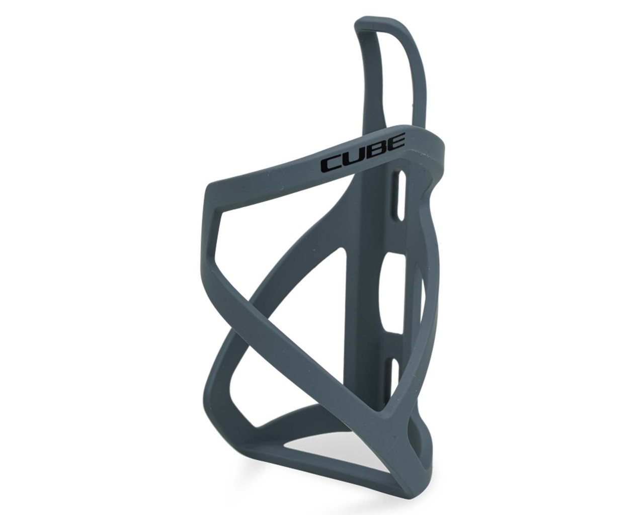 Cube Bottle Cage HPP Left-Hand Sidecage | matt grey glossy black