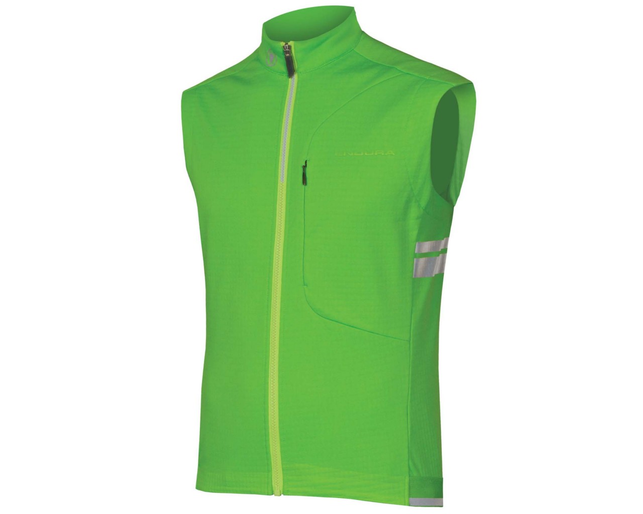 Endura Winter Windchill windproof vest | hi-viz green
