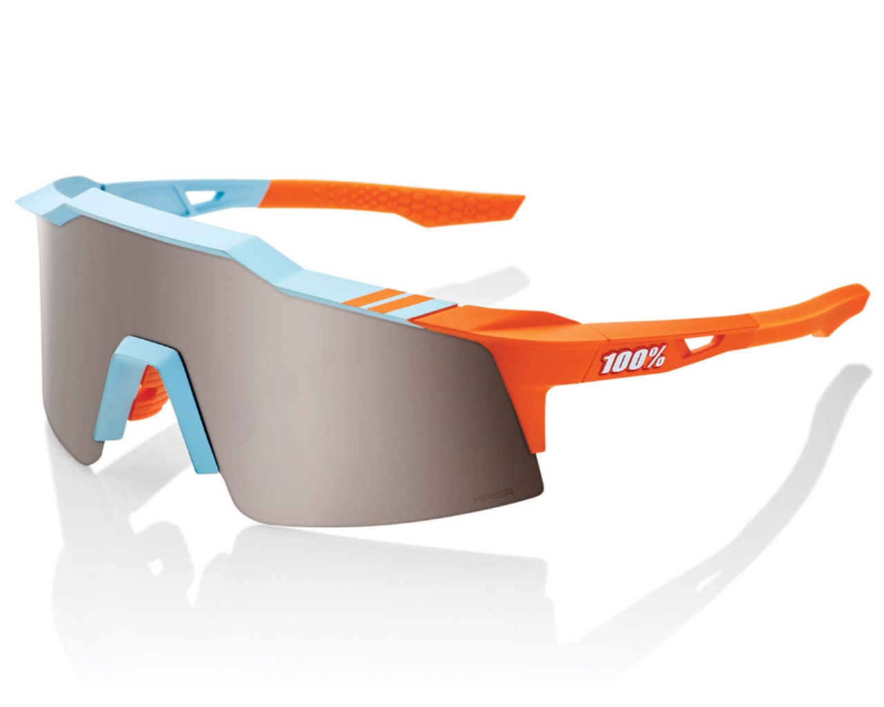 100% Speedcraft SL - HiPER Mirror Lens Sports Sunglasses | soft tact two tone