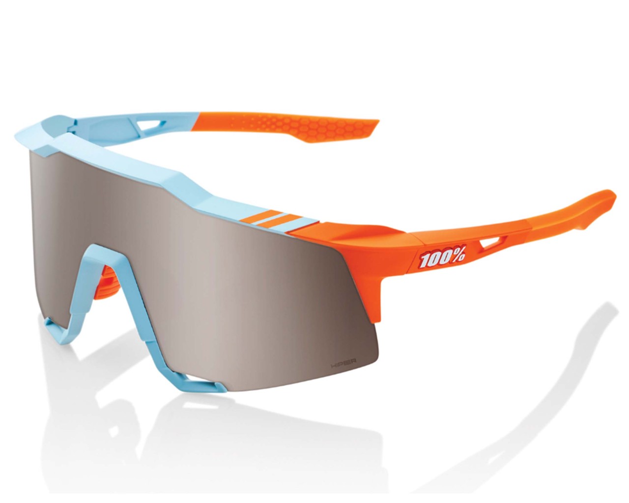 100% Speedcraft HiPER Mirror Sports Sunglasses | soft tact two tone