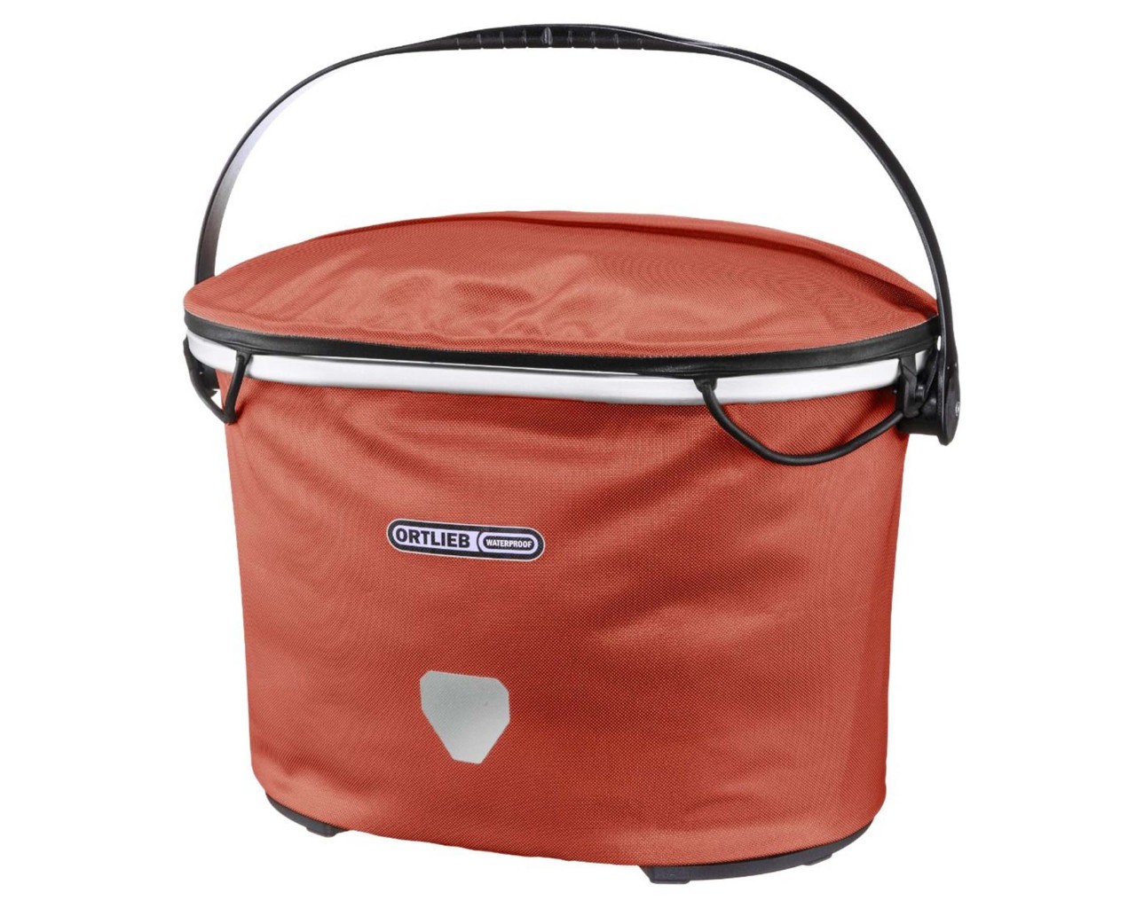 Ortlieb Up-Town City - 17.5 litres waterproof Bicycle Basket Bag without Mounting Set | rooibos