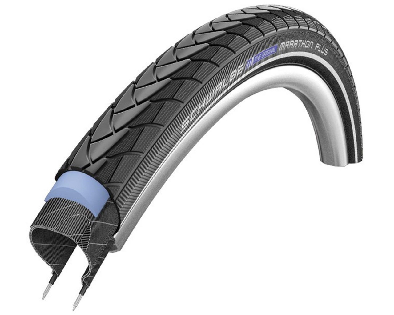 Schwalbe Marathon Plus Trekking-Tire 26 Inch | black Reflex TwinSkin SmartGuard EnduranceCompound