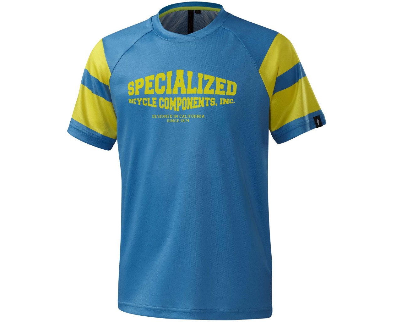 Specialized Enduro Grom Comp Kids short sleeve jersey | neon blue