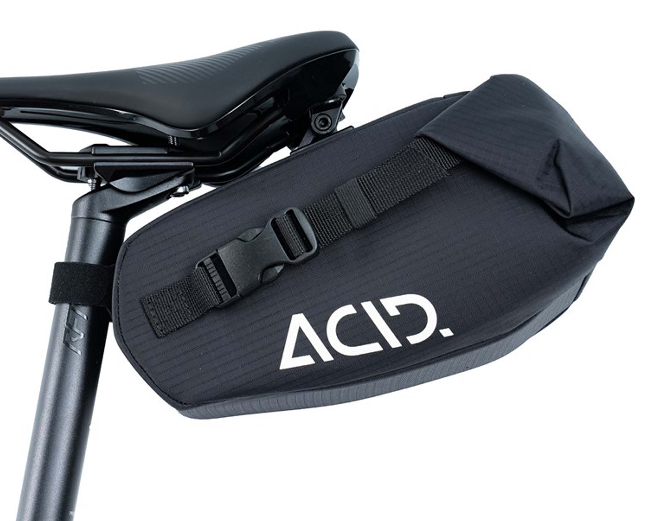 ACID Fahrrad Satteltasche CLICK Größe S Schwarz 0,6 Liter