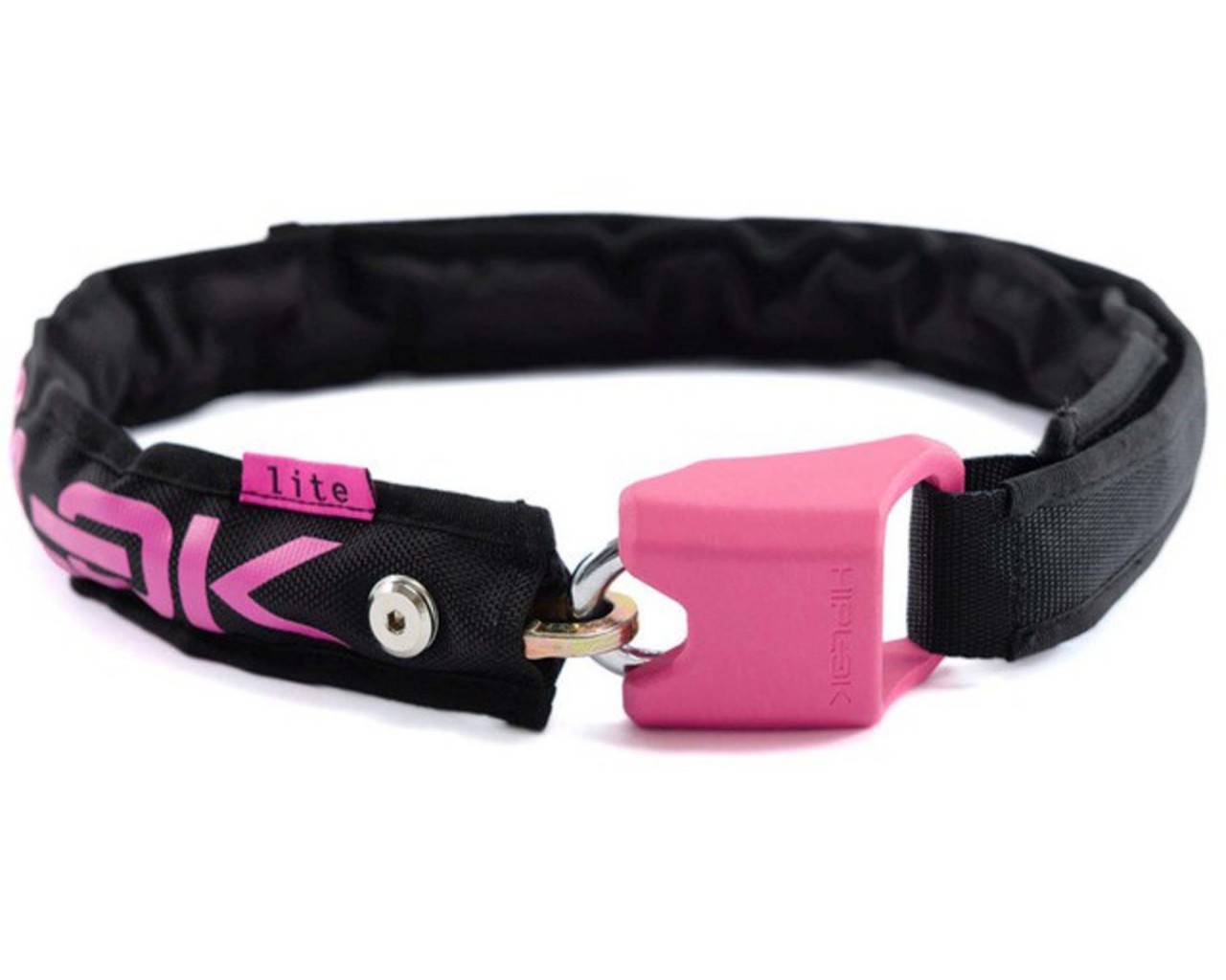 Hiplok Lite, Wearable 6mm Chain Lock | pink