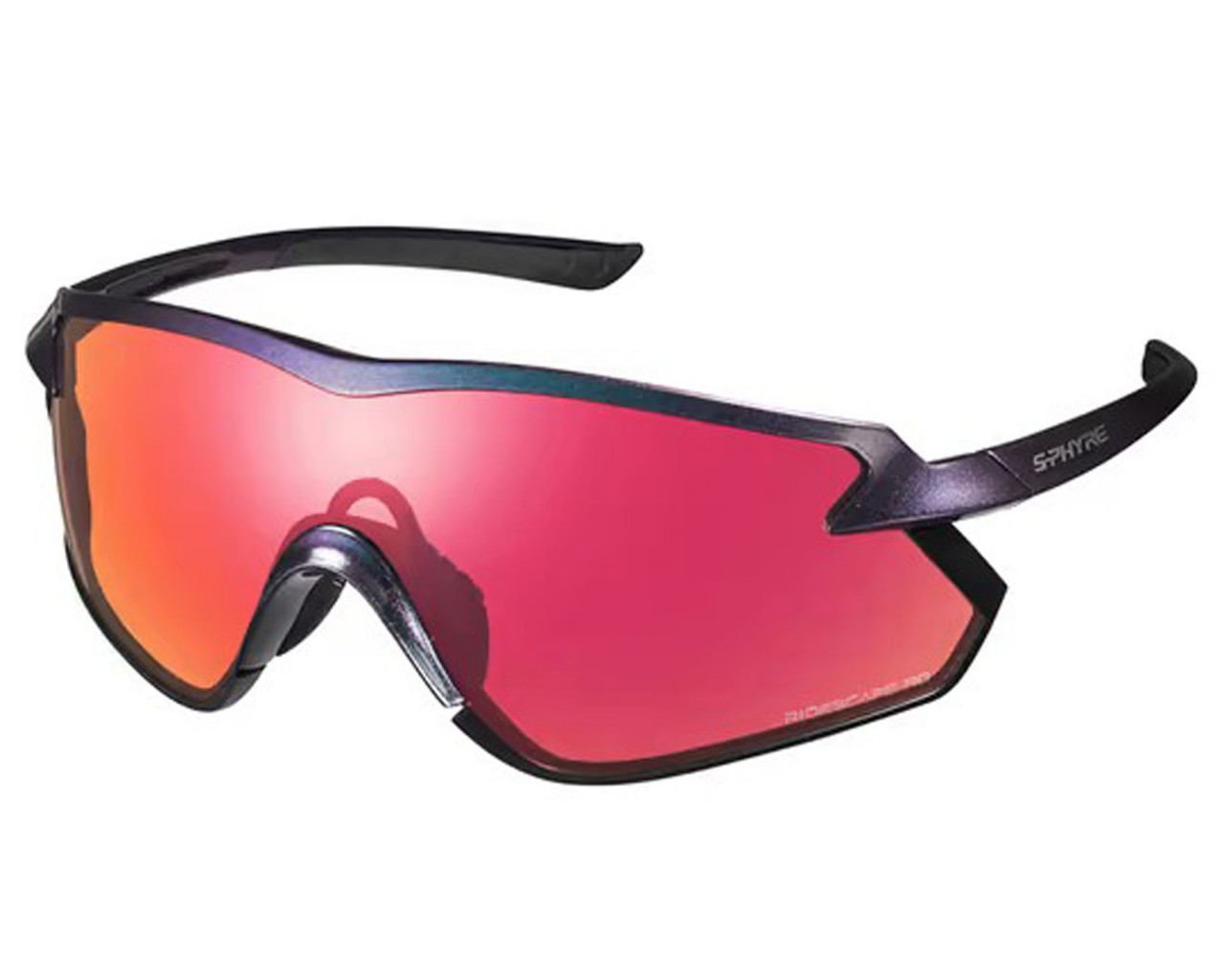 Shimano S-Phyre X Sport Sunglasses Ridescape Off-Road | metallic black