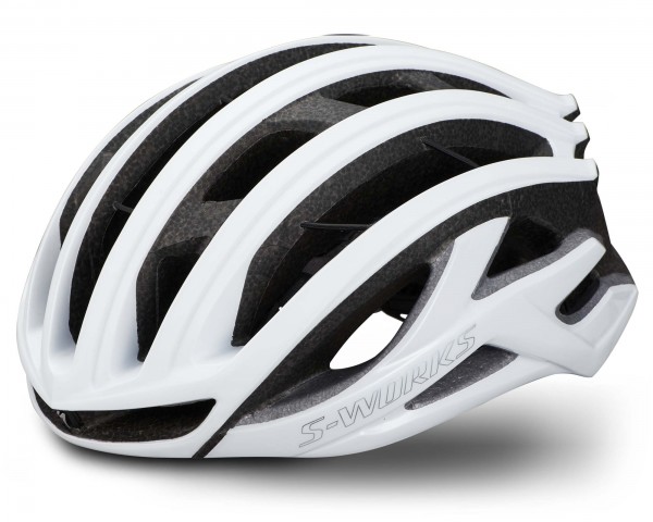 Specialized S-Works Prevail II Vent Helmet with ANGI & MIPS | matte gloss white-chrome