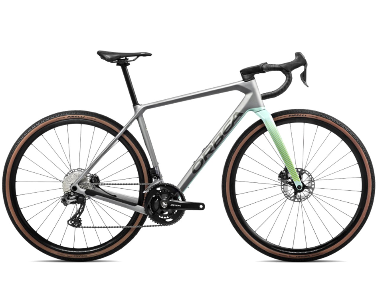Orbea Terra M20i Team - Carbon Gravel Bike 2023 | stone silver-ice green
