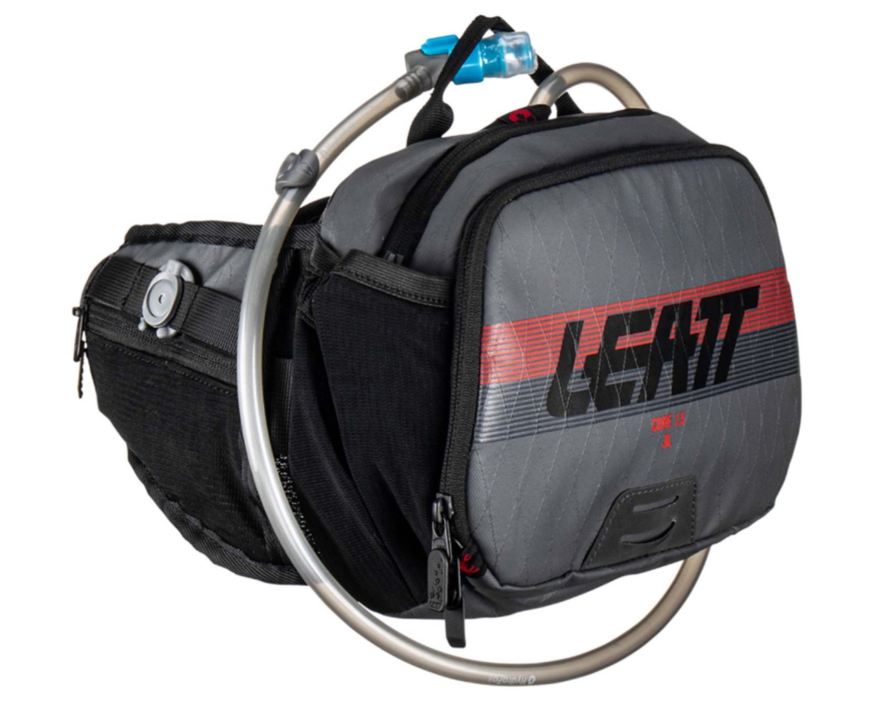 Leatt Hydration Core 1.5 Hip Pack- 4.5 Liter Fahrrad Hüfttasche | graphite