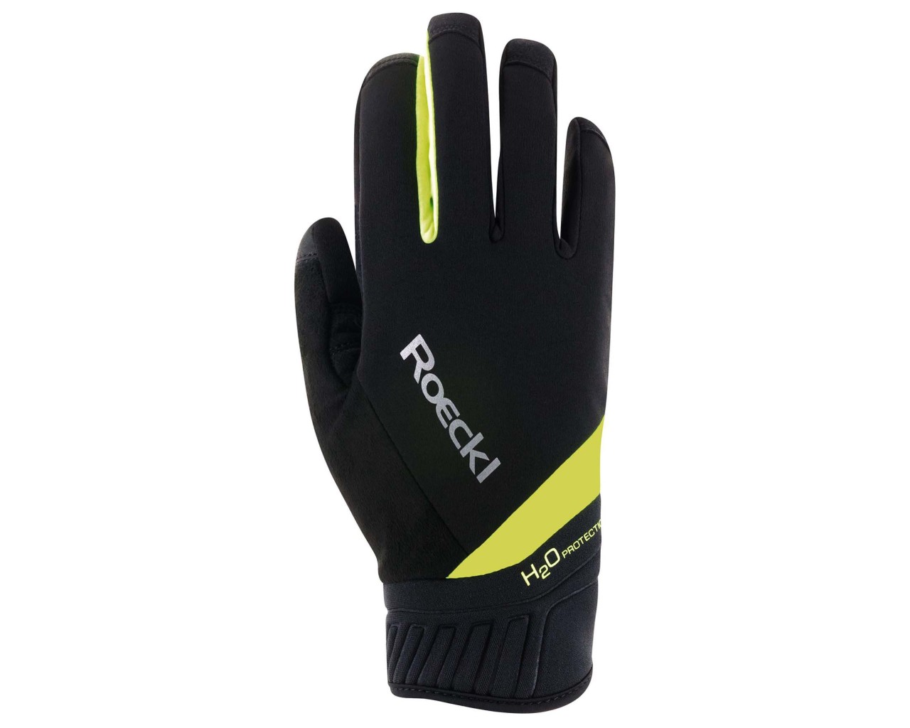 Roeckl Ranten - Winter Bike Handschuhe langfinger | black-fluo yellow