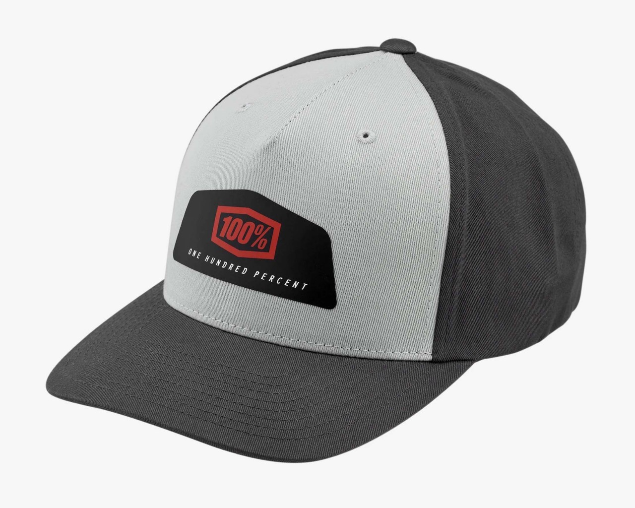 100% Guild X-Fit Snapback Hat | grey