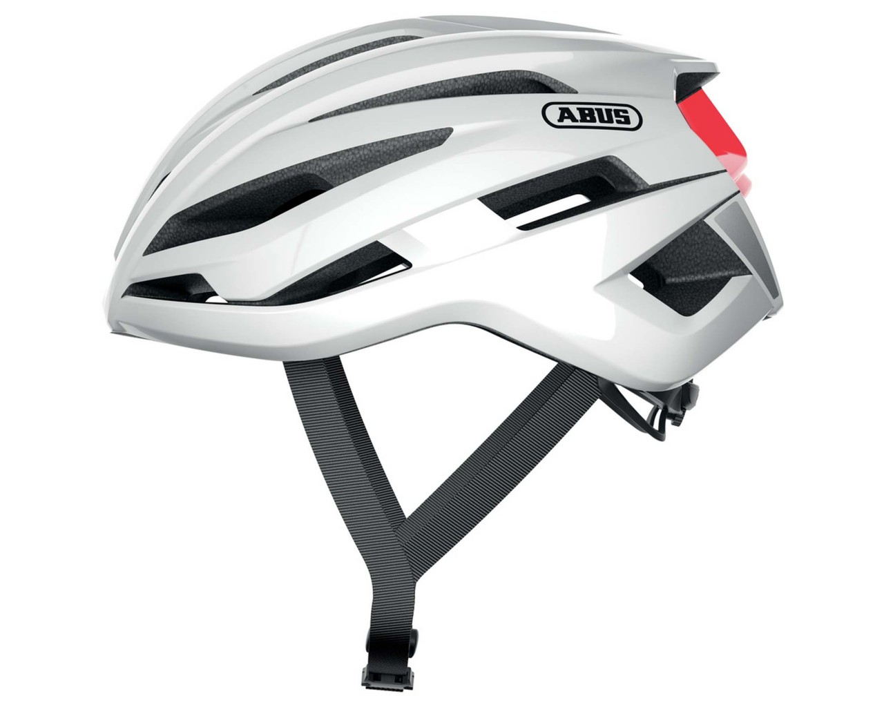 Abus StormChaser Road Bike Helmet | race white