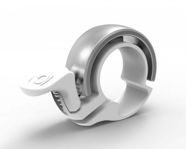 Knog Oi Classic Fahrradklingel | white-silver