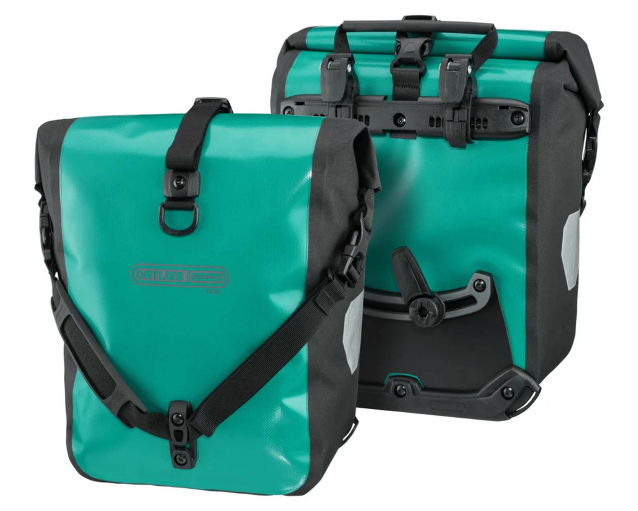 Ortlieb Sport-Roller Free QL2.1 - 2x 14.5 litres waterproof Bicycle Bags (pair) | lagoon-black