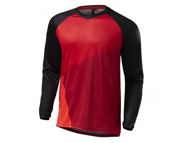 Specialized Demo Pro Jersey Long sleeve | red-black