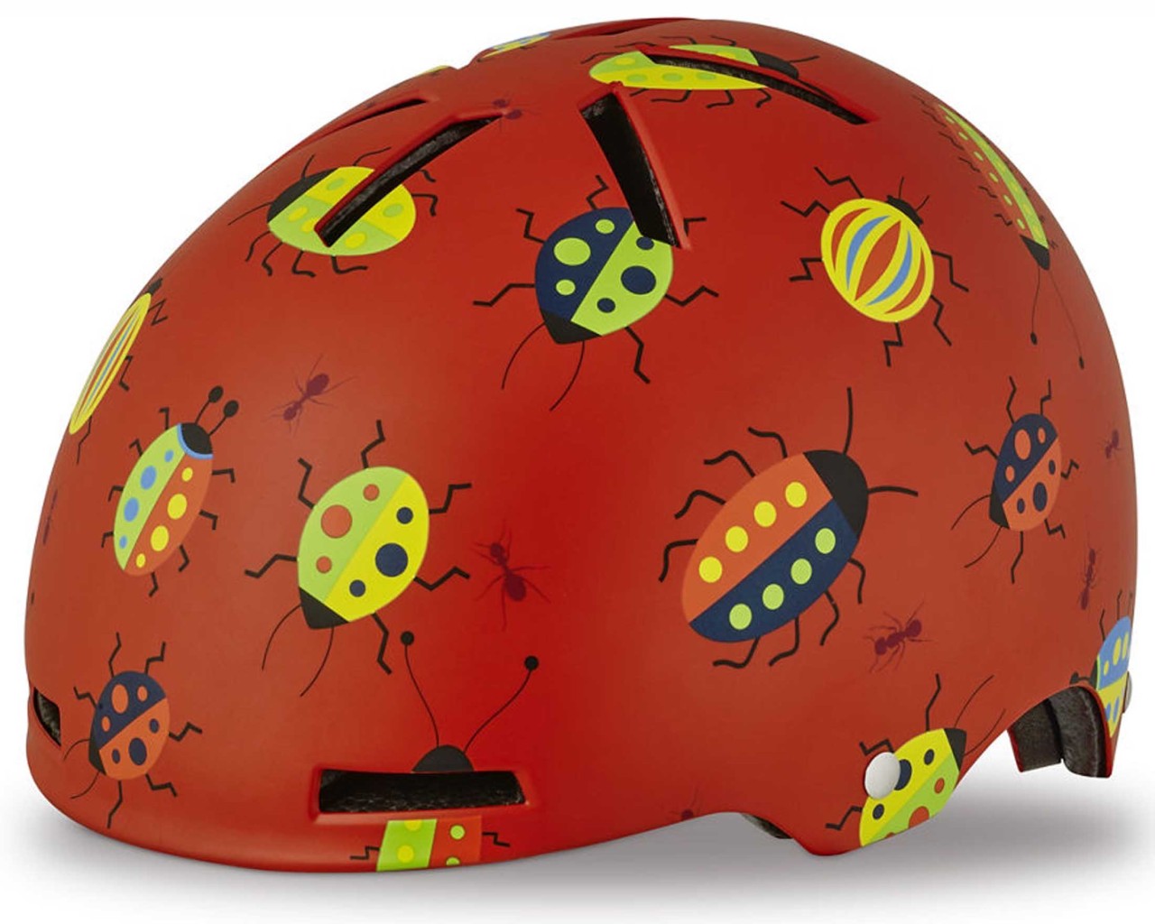Specialized Covert Kids Kids Bike Helmet | red bugs