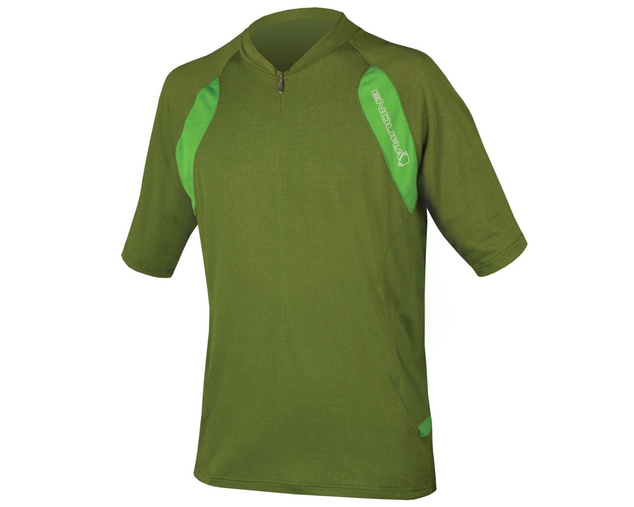 Endura SingleTrack Lite short sleeve jersey | kelly green