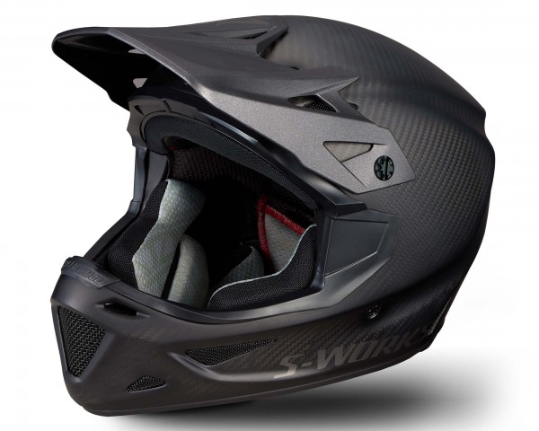 Specialized S-Works Dissident with ANGi Fullface Helmet | matte raw carbon