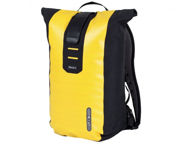 Ortlieb Velocity 17 liter wasserdichter Fahrradrucksack | yellow-black
