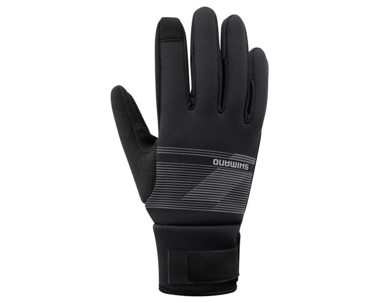 Shimano Windbreak Thermal Gloves | metallic grey