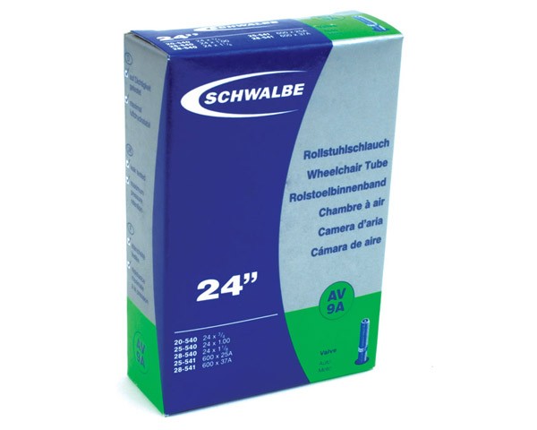 Schwalbe 24" Schlauch AV9 A | 24x1-1 1/8" 25/28-540/541 | 40 mm Autoventil