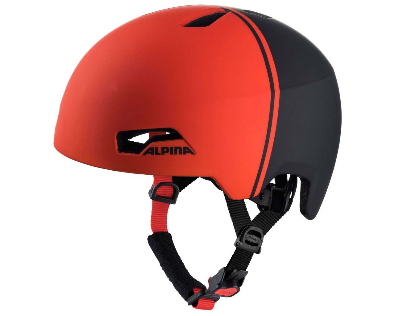 Alpina Hackney Kids Cycling Helmet | black-red