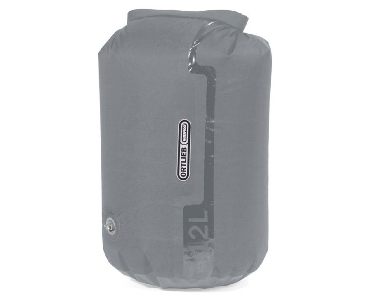 Ortlieb Kompressionspacksack PS10 mit Ventil 12 Liter wasserdicht PVC-frei | light grey