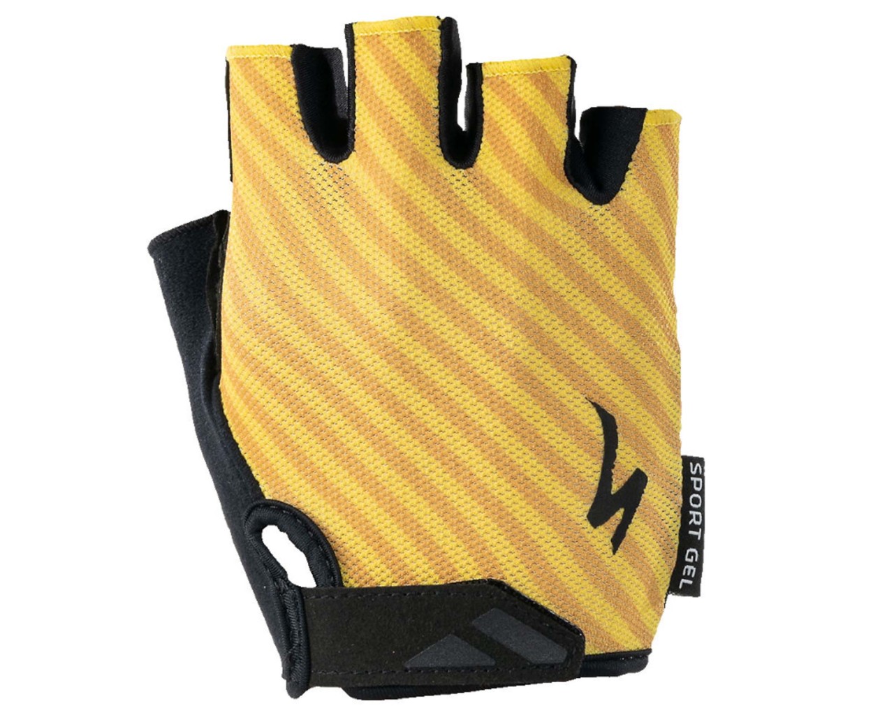 Specialized BG Sport Gel Gloves short fingers | brassy yellow stripe