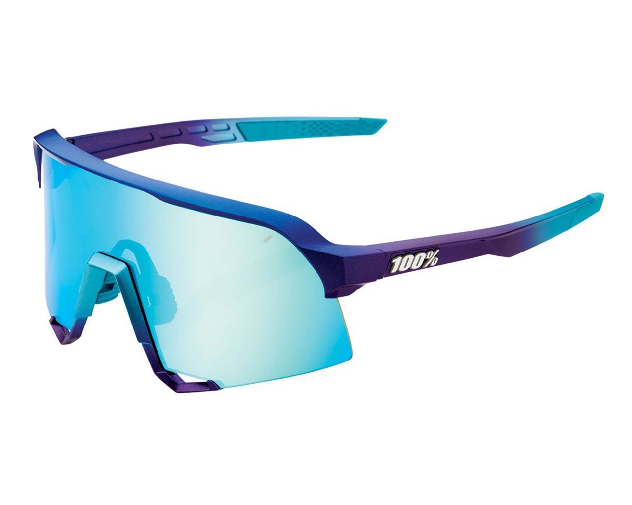 100% S3 - Mirror Lens Bicycle sunglasses | matte metallic Into the Fade