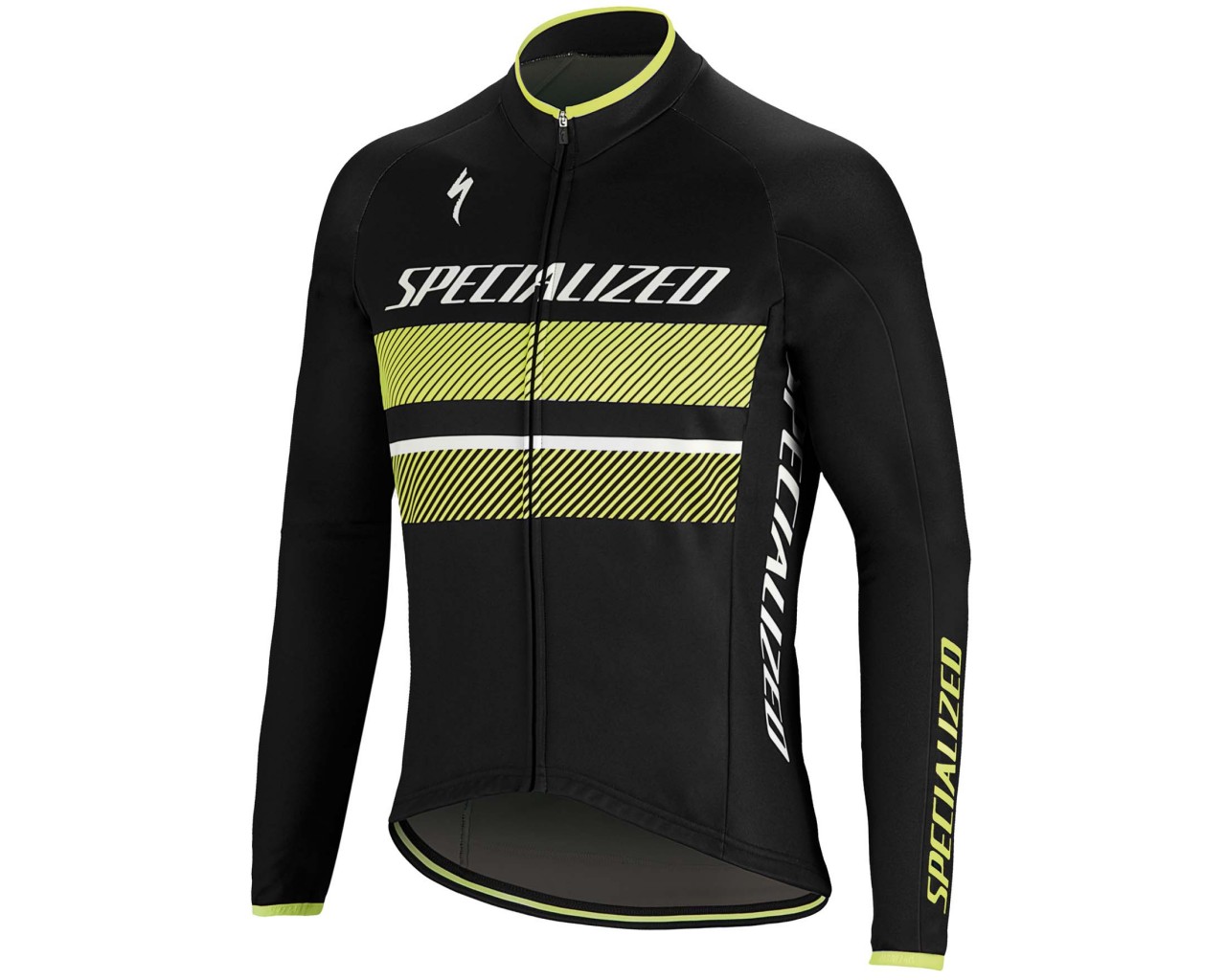 Specialized Therminal RBX Comp Logo long sleeve Jersey | black-neon yellow