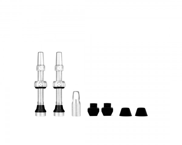 Muc-Off Tubeless Valve Kit Universal for MTB & Road | silver