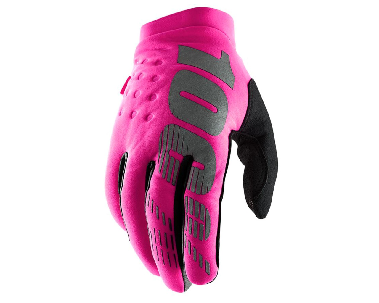 100% Brisker Cold Weather Women Gloves | pink-black