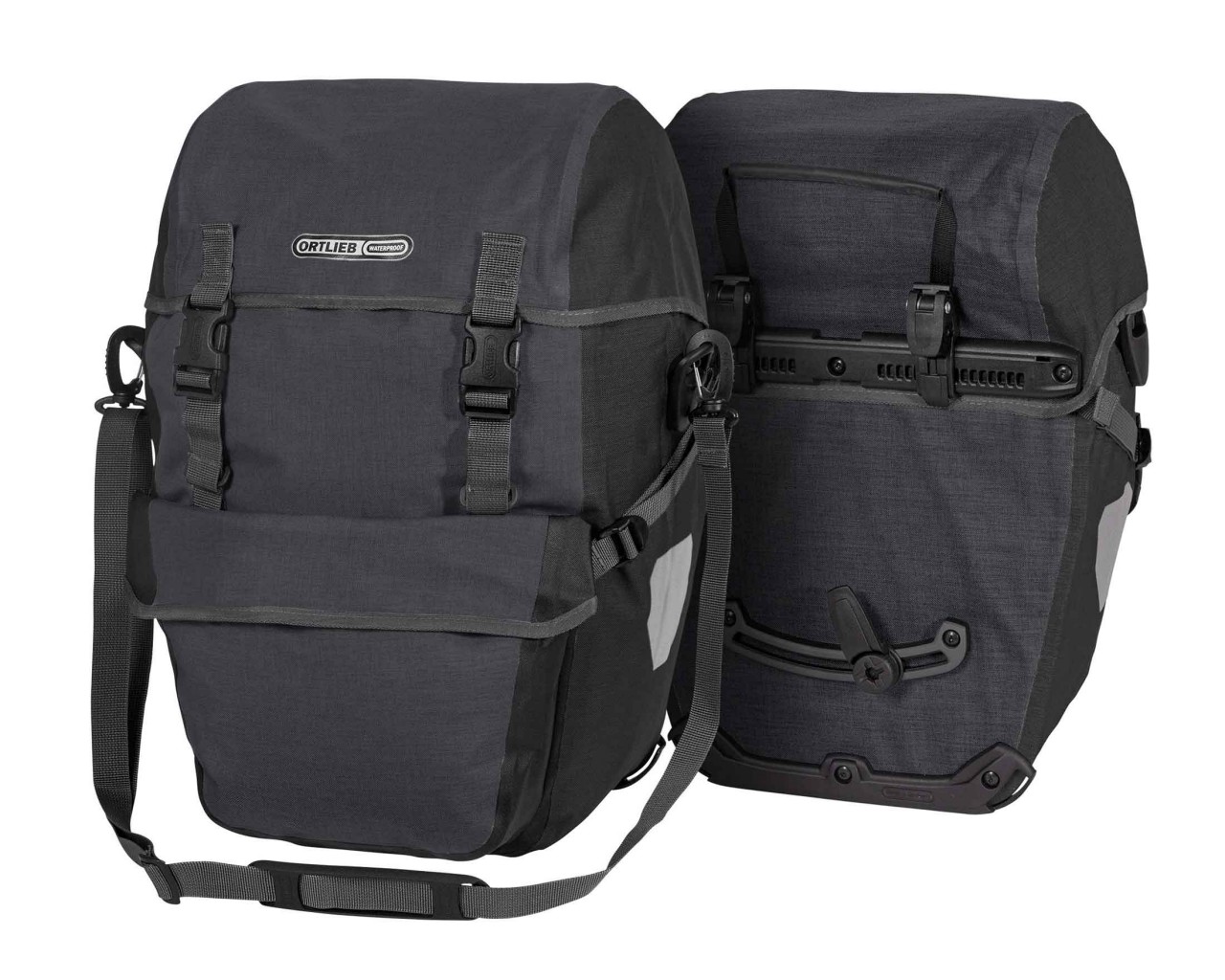 Ortlieb Bike-Packer Plus QL2.1 waterproof expedition bag (pair) PVC-free | granite-black