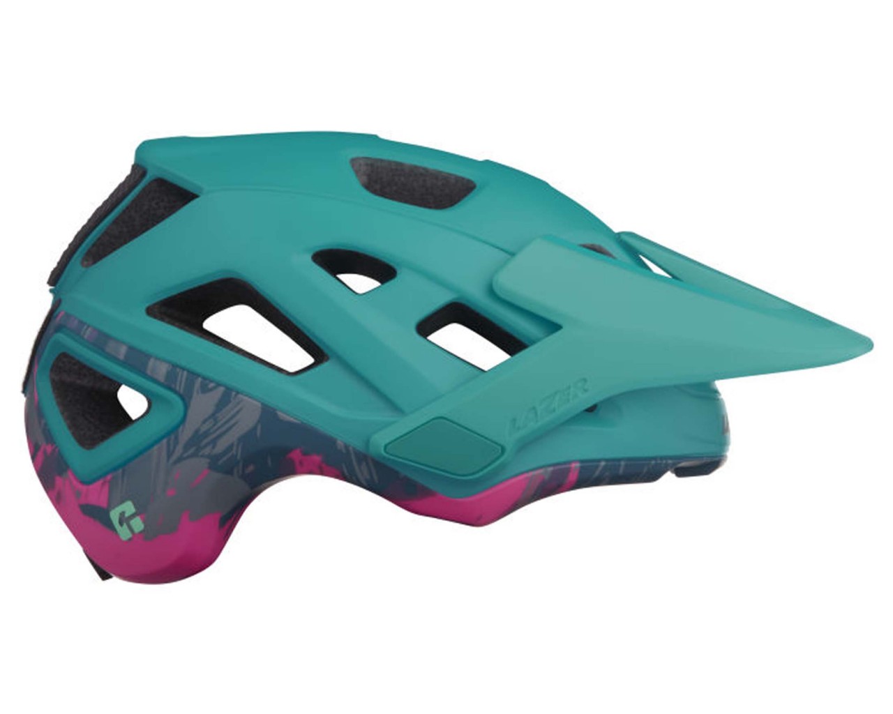 Lazer Jackal KinetiCore MTB/Downhill Helm | matte turquoise