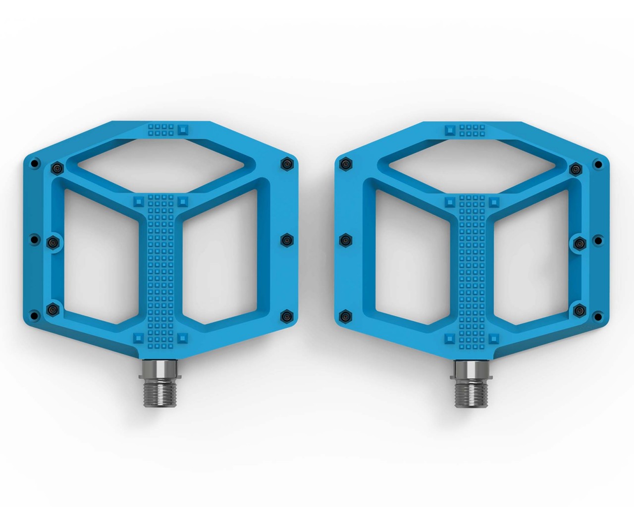 Cube ACID Pedale FLAT C2-CC (paar) | blau