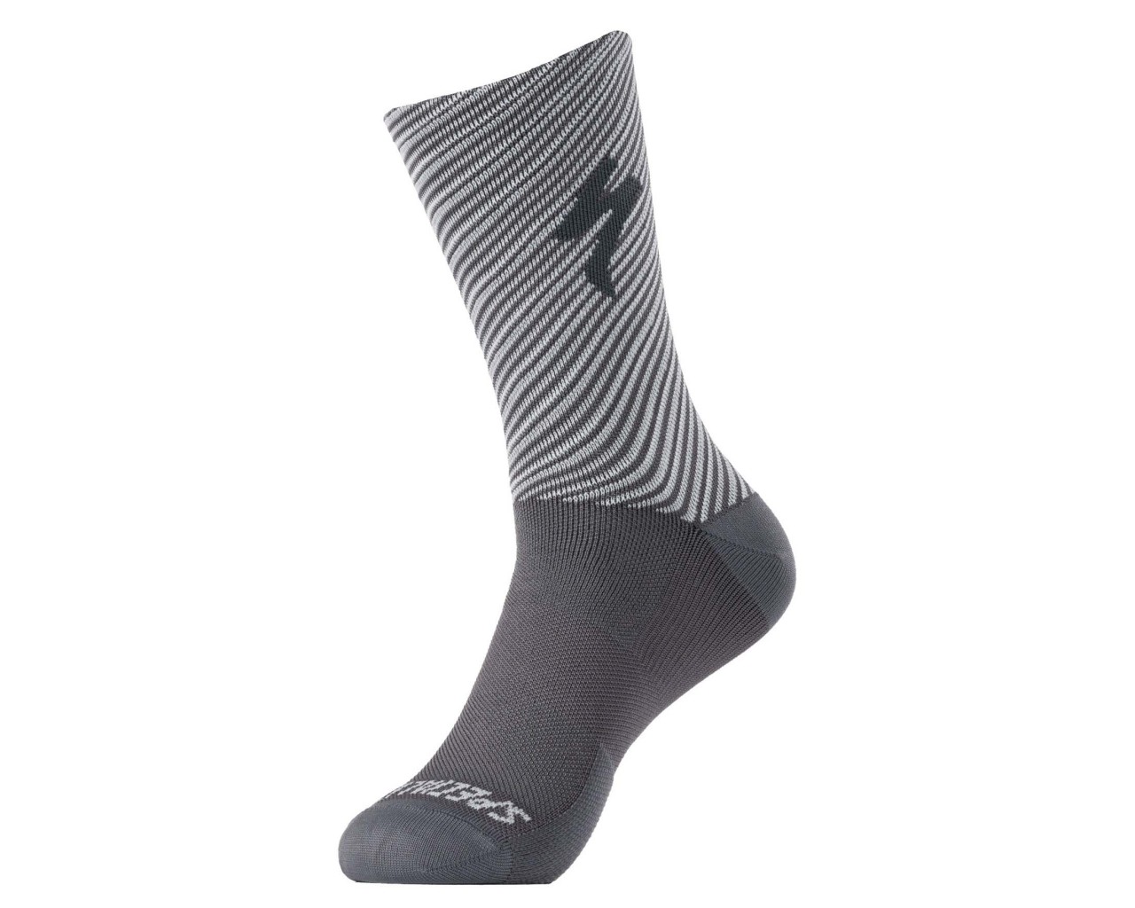 Specialized Soft Air Rennrad Socken lang | slate-dove grey stripe