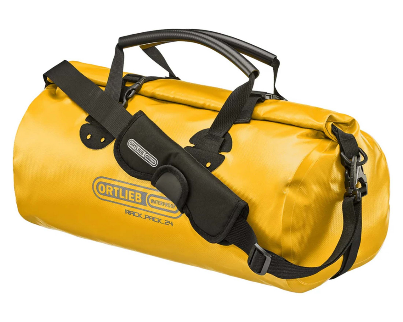 Ortlieb Rack-Pack - 24 Liter wasserdichte Reise- und Sporttasche | sun yellow