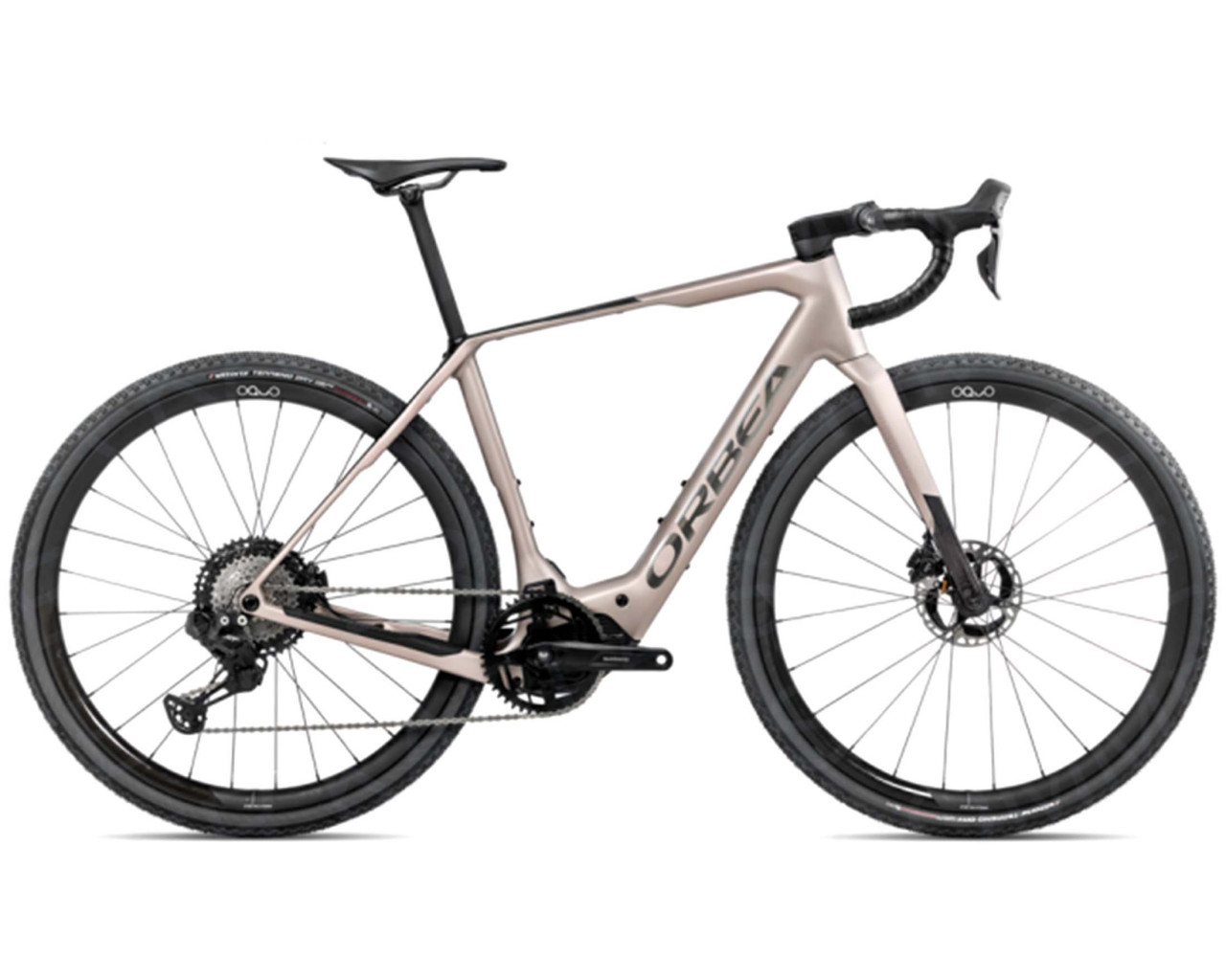 Orbea Denna M30 - Carbon Road Pedelec 2025 | nickel matt-carbon raw gloss