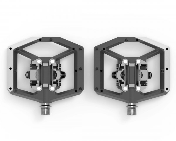 Cube ACID Pedals CLICK A2-ZP X Actionteam (pair) | grey n orange