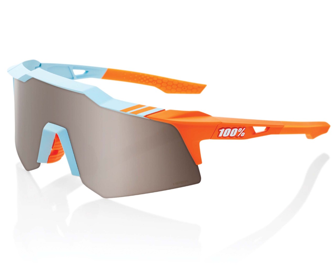 100% Speedcraft XS - HiPER Mirror Lens Sports Sunglasses | soft tact two tone
