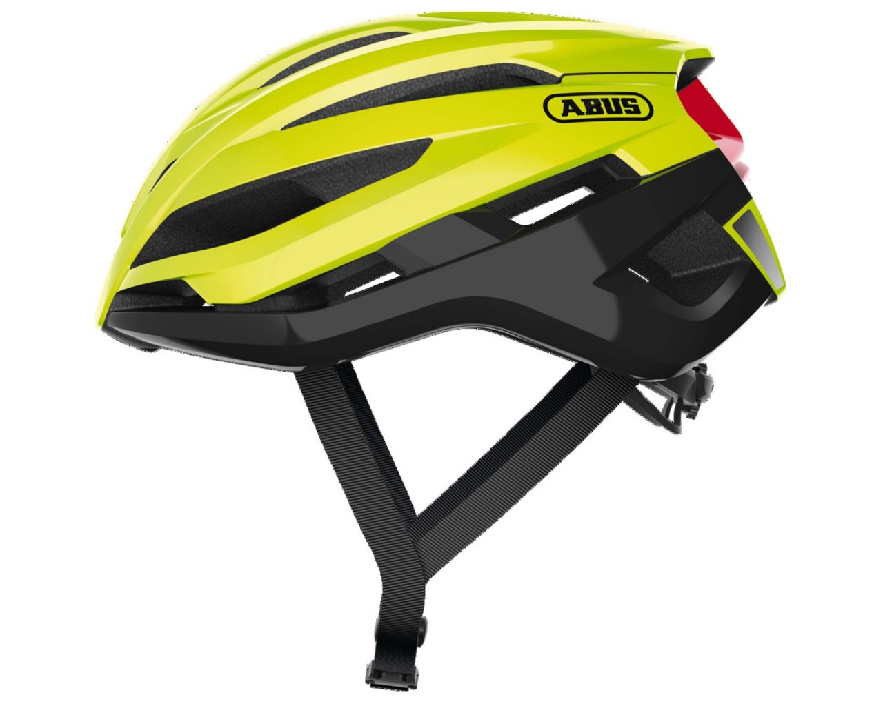 Abus StormChaser Road Bike Helmet | neon yellow
