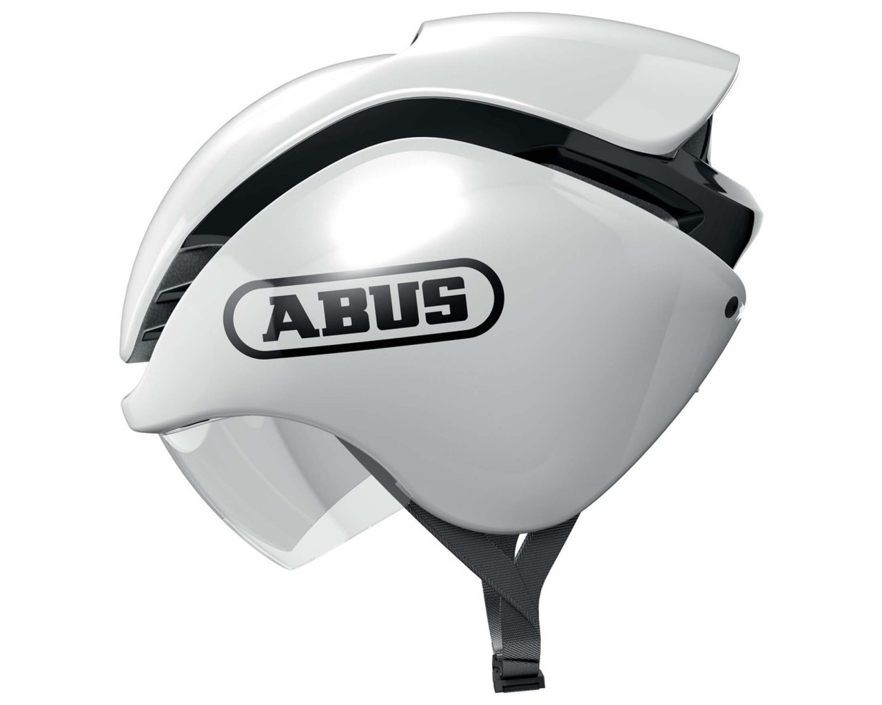 Abus GameChanger TRI Road/Triathlon Helmet | shiny white