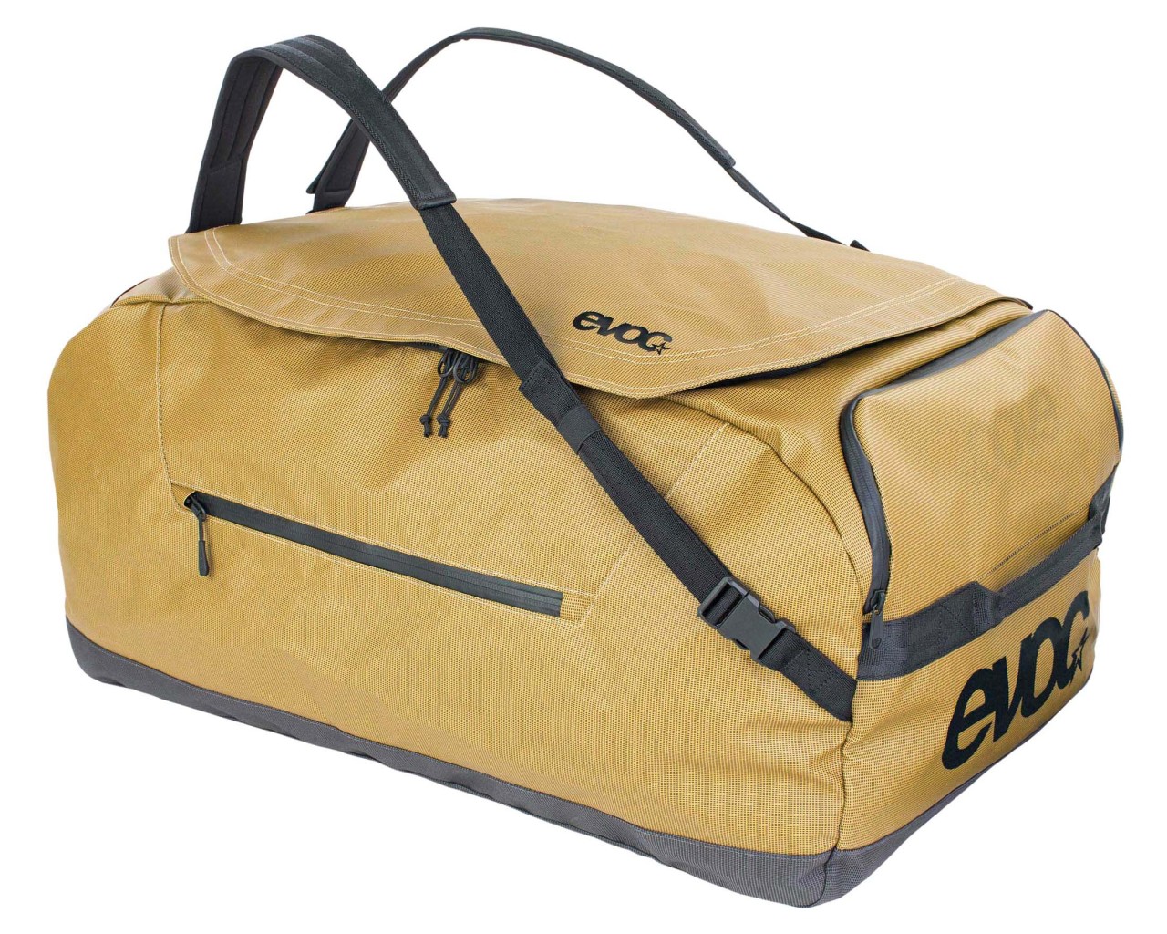 Evoc Duffle Bag 100 Liter Reise- und Rucksacktasche | curry-black