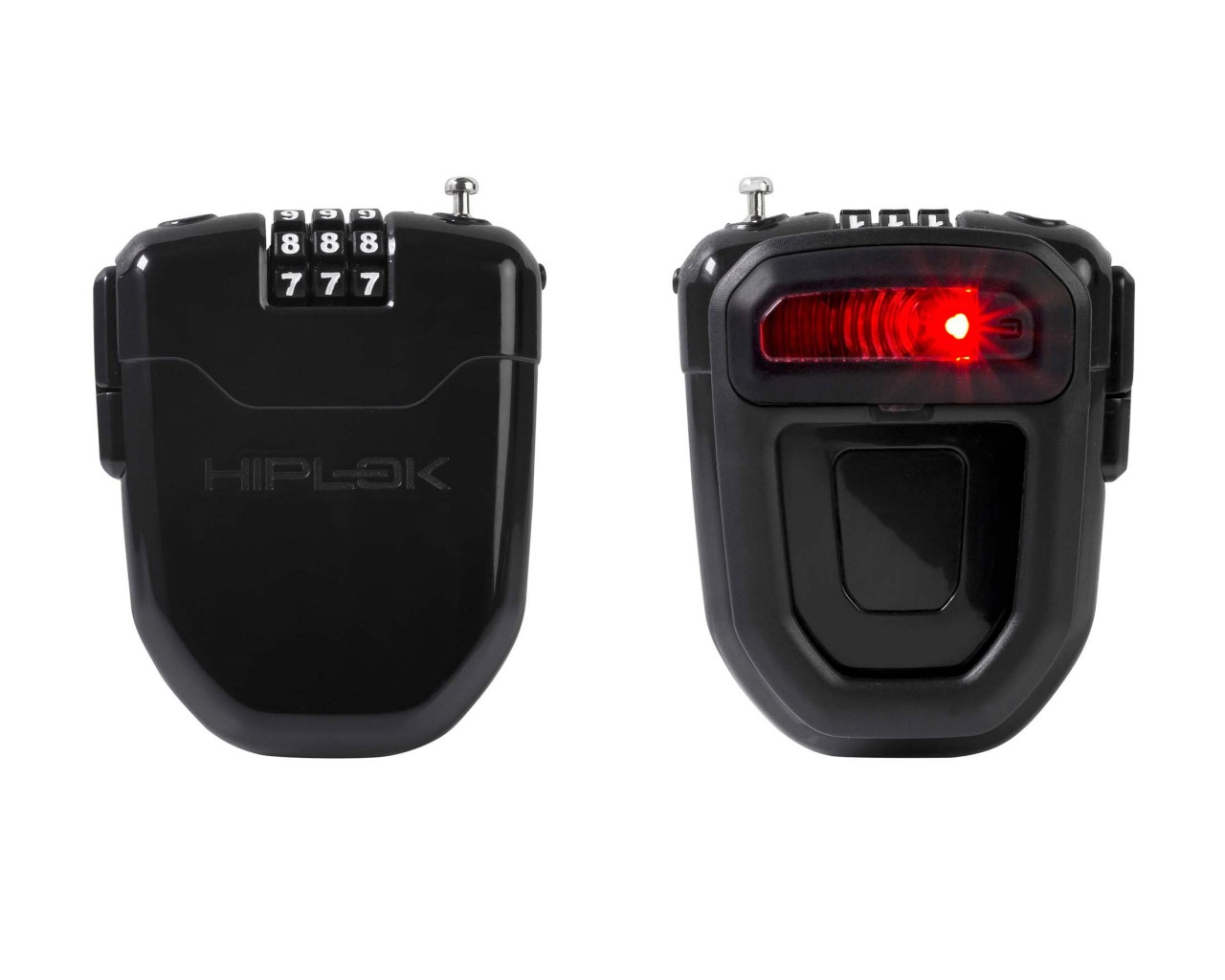 Hiplok FLX Wearable Retractable Combination Lock - ausziehbares Zahlenschloss | black